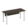 Формула ФР 1113 (Венге темный) Стол письменный на хромированных опорах