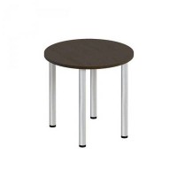 Формула ФР 185 (Венге темный) Стол для переговоров круглый на хромированных опорах