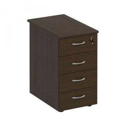 Формула ФР 202 (Венге темный) Тумба приставная 4-ящичная, с замком