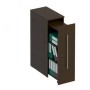 Формула ФР 339 (Венге темный) Стеллаж вертикальный с замком, правый