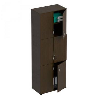 Формула ФР 377-1 (Венге темный) Шкаф для документов 6-дверный