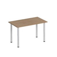 Формула ФР 1101 (Вяз светлый) Стол письменный на хромированных опорах
