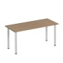 Формула ФР 1103 (Вяз светлый) Стол письменный на хромированных опорах