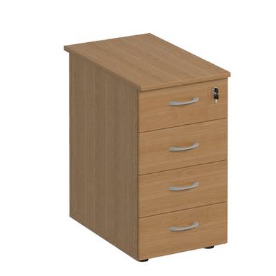 Формула ФР 214 (Вяз светлый) Тумба приставная 4-х ящичная с центральным замком