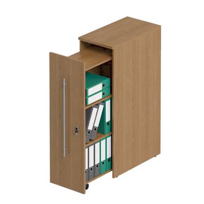 Формула ФР 338 (Вяз светлый) Стеллаж вертикальный с замком, левый