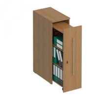 Формула ФР 339 (Вяз светлый) Стеллаж вертикальный с замком, правый