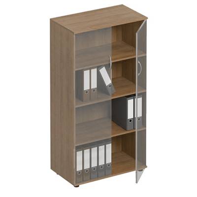 Формула ФР 366 (Вяз светлый) Шкаф для документов со стеклом