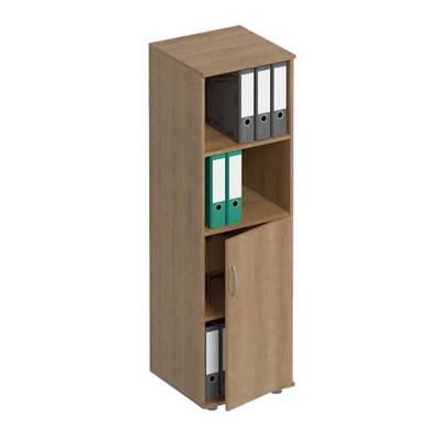 Формула ФР 367 (Вяз светлый) Шкаф для документов узкий полузакрытый