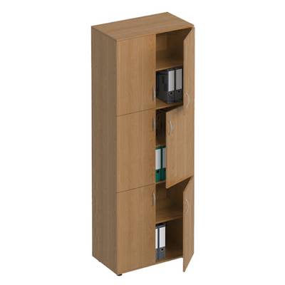 Формула ФР 377 (Вяз светлый) Шкаф для документов 6-дверный