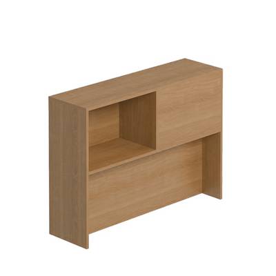 Формула ФР 796 (Вяз светлый) Надстройка к столу, с экраном до столешницы