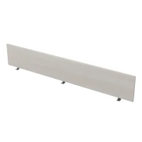 Gloss 9БР.002.1 (Ivory/алюминий матовый) Барьер из ЛДСП, фронтальный