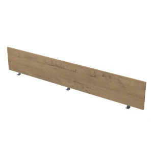 Gloss 9БР.002.1 (Teakwood/алюминий матовый) Барьер из ЛДСП, фронтальный