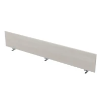 Gloss 9БР.002.3 (Ivory/алюминий матовый) Барьер из ЛДСП, фронтальный