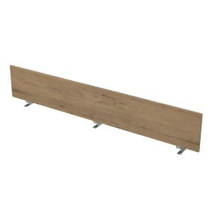 Gloss 9БР.002.3 (Teakwood/алюминий матовый) Барьер из ЛДСП, фронтальный