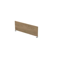Gloss 9БР.003.4 (Teakwood/алюминий матовый) Барьер из ЛДСП, боковой