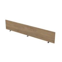 Gloss 9БР.009.1 (Teakwood/алюминий матовый) Барьер из ЛДСП, фронтальный