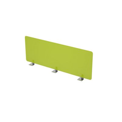 Gloss 9БР.110.3 (Kiwi/алюминий матовый) Барьер оргстекло, фронтальный