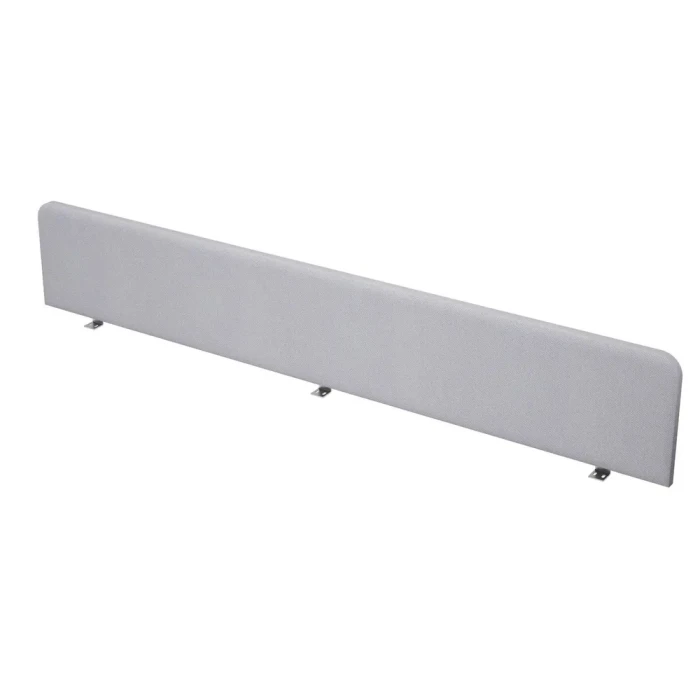 Офисный экран 9БР.302.1 в отделке Grey/Алюминий матовый, 1800х27х300 мм