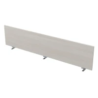 Gloss 9БР.402.3 (Ivory/алюминий матовый) Барьер из ЛДСП, фронтальный