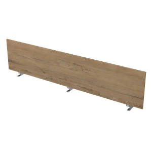 Gloss 9БР.402.3 (Teakwood/алюминий матовый) Барьер из ЛДСП, фронтальный