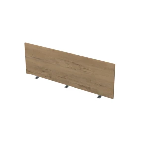 Gloss 9БР.407.1 (Teakwood/алюминий матовый) Барьер из ЛДСП, фронтальный