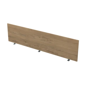 Gloss 9БР.409.1 (Teakwood/алюминий матовый) Барьер из ЛДСП, фронтальный