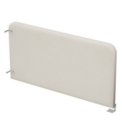 Gloss 9БРЛ.111.9 (Latte/алюминий матовый) Барьер из ткани боковой, левый