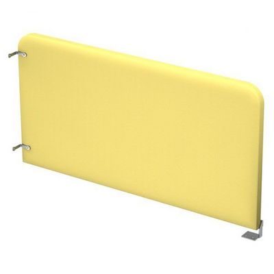 Gloss 9БРЛ.111.9 (Lemon/алюминий матовый) Барьер из ткани боковой, левый