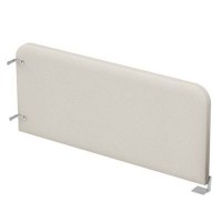 Gloss 9БРЛ.311.9 (Latte/алюминий матовый) Барьер из ткани боковой, левый