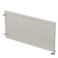 Gloss 9БРЛ.411.9 (Ivory/алюминий матовый) Барьер из ЛДСП боковой, левый