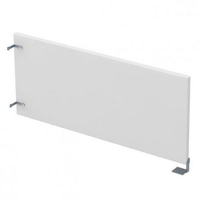 Gloss 9БРП.001.9 (Белый премиум/алюминий матовый) Барьер из ЛДСП боковой, правый