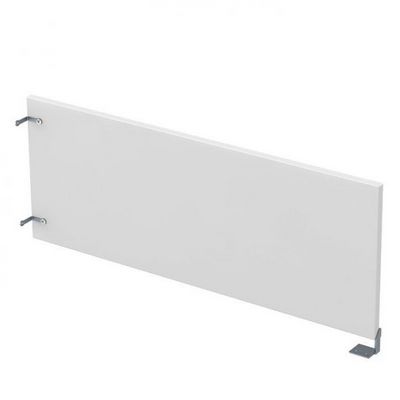 Gloss 9БРП.011.9 (Белый премиум/алюминий матовый) Барьер из ЛДСП боковой, правый