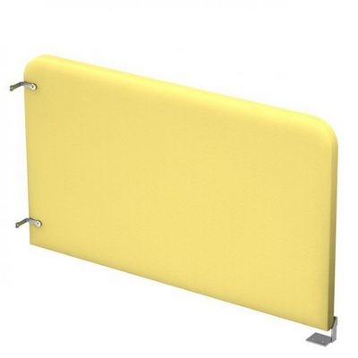 Gloss 9БРП.101.9 (Lemon/алюминий матовый) Барьер из ткани боковой, правый