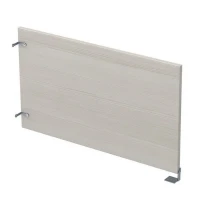 Gloss 9БРП.401.9 (Ivory/алюминий матовый) Барьер из ЛДСП боковой, правый