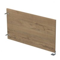 Gloss 9БРП.411.9 (Teakwood/алюминий матовый) Барьер из ЛДСП боковой, правый