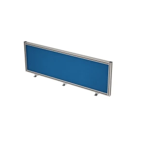 Gloss 9БТ.0406.6 (Indigo/алюминий матовый) Барьер из ткани в алюминиевом профиле, фронтальный
