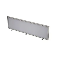 Gloss 9БТ.0407.8 (Grey/алюминий матовый) Барьер из ткани в алюминиевом профиле, фронтальный