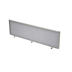 Gloss 9БТ.0407.8 (Grey/алюминий матовый) Барьер из ткани в алюминиевом профиле, фронтальный
