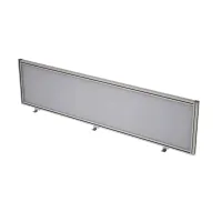 Gloss 9БТ.0408.6 (Grey/алюминий матовый) Барьер из ткани в алюминиевом профиле, фронтальный