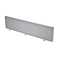 Gloss 9БТ.0408.8 (Grey/алюминий матовый) Барьер из ткани в алюминиевом профиле, фронтальный