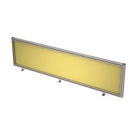 Gloss 9БТ.0408.8 (Lemon/алюминий матовый) Барьер из ткани в алюминиевом профиле, фронтальный