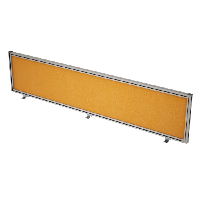 Разделительный экран 9БТ.0409.6 в отделке Orange/Алюминий матовый, 1800х29х400 мм
