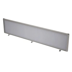 Gloss 9БТ.0409.6 (Grey/алюминий матовый) Барьер из ткани в алюминиевом профиле, фронтальный