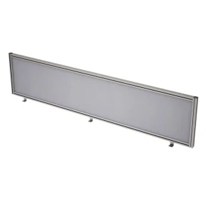 Gloss 9БТ.0409.8 (Grey/алюминий матовый) Барьер из ткани в алюминиевом профиле, фронтальный