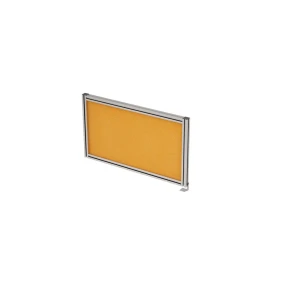 Gloss 9БТЛ.0402.4 (Orange/алюминий матовый) Барьер из ткани боковой в алюминиевом профиле, левый
