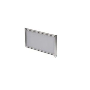 Gloss 9БТЛ.0402.4 (Denim/алюминий матовый) Барьер из ткани боковой в алюминиевом профиле, левый