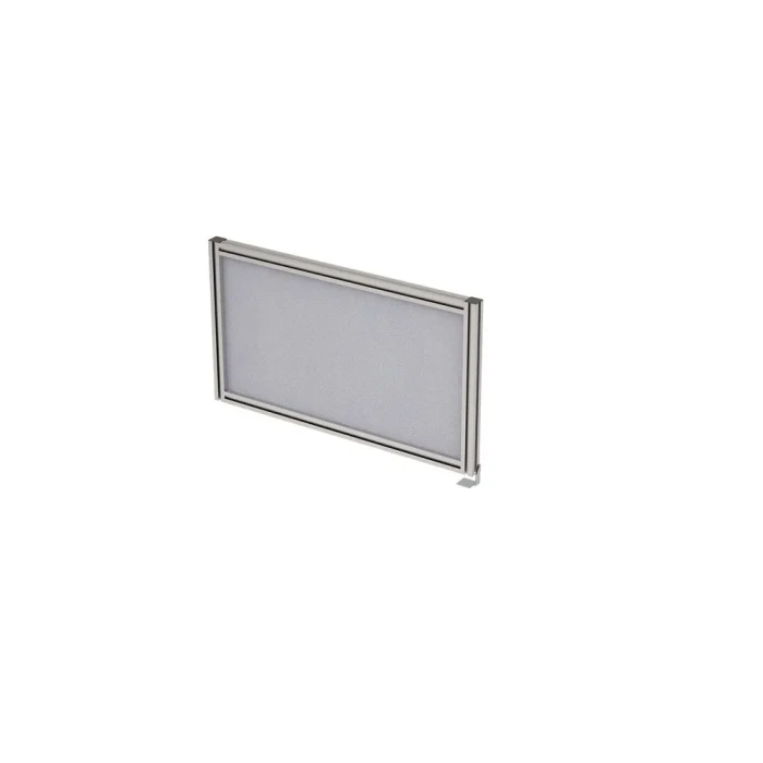 Экран подстольный 9БТЛ.0403.4 в отделке Grey/Алюминий матовый, 800х29х400 мм