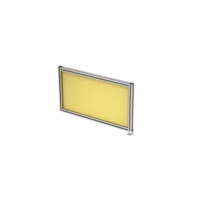 Gloss 9БТЛ.0402.4 (Lemon/алюминий матовый) Барьер из ткани боковой в алюминиевом профиле, левый