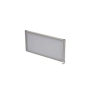 Gloss 9БТП.0403.4 (Grey/алюминий матовый) Барьер из ткани боковой в алюминиевом профиле, правый