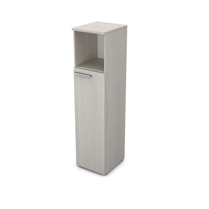 Шкаф для бумаг 9ПД.004.2 в отделке Ivory, 400х450х1645 мм